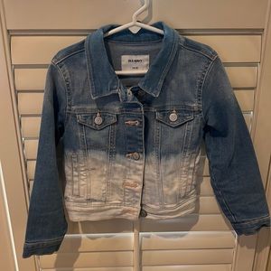 Old Navy ombré denim jacket. Sz 5. EUC